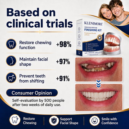 Custom-Fit Instant Smile Dentures – Natural Looking Comfort Fit